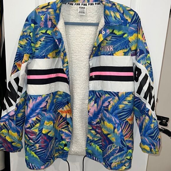 Victoria Secret PINK floral jacket - Picture 1 of 9